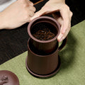 Qianshoutang Guogong Ma Xiaojun Yixing Zisha Cup Handmade Four piece Cup Kung Fu Tea Set Gift Box Gift Set Tianxingjian
