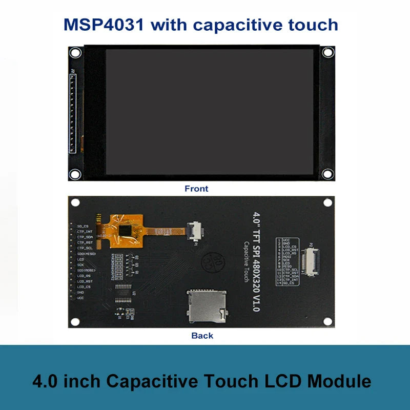 LCD display  6707RRX 4.0 inch 320X480 SPI Serial TFT LCD Display Optional Capacitive Touchscreen Module for ESP32/STM32/Arduino UNO&Mage2560/C51/CH32