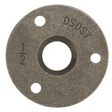 aluminium flange 10Pcs Aluminum Alloy/Cast Iron 3 Hole 65mm DN15 Flange Pipe Base Thread Floor Flange Iron Cast Retro Faucet Flange Casting 1/2in
