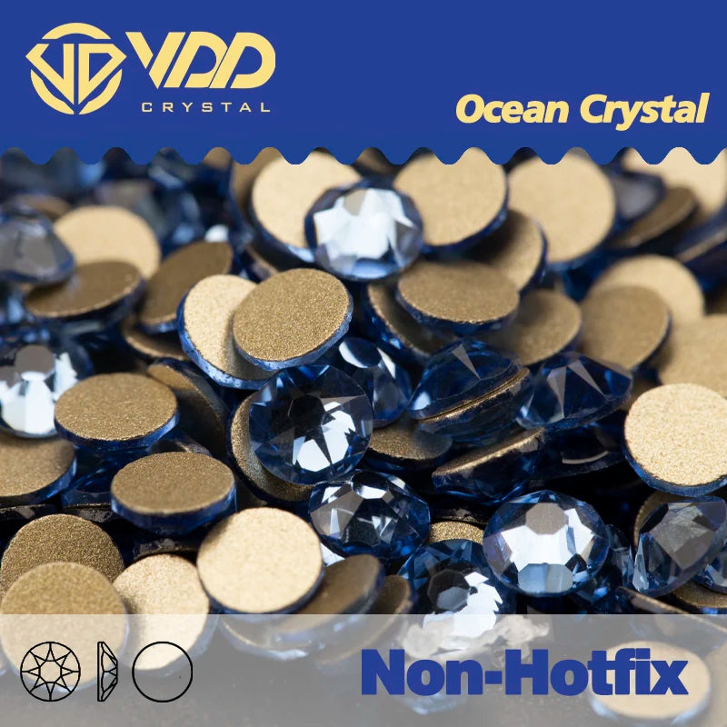 hot fix rhinestone motif VDD Non Hot Fix 2088 8 Big 8 Small Nail Art Rhinestones Crystal In Flowers Nail Stones Rhinestones And Decorations Diamond DIY