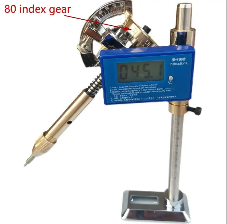 Polishing machine handle Digital display gem manipulator Jewelry jade facet grinder Polishing machine corner manipulator engraving knife grinding handle