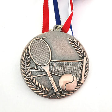 zinc alloy medal 4 Color Tennis Match Medals Souvenir Fans Zinc Alloy Official Sport Match Adward The School Sports Meeting Medal Award  6.8CM