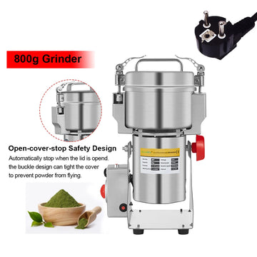 Powder Shaker dryer BioloMix Dry Food Grinder Mill 800g 700g - Grain Spice Herb Cereal Coffee Grinder Gristmill for Flour Powder Crushing