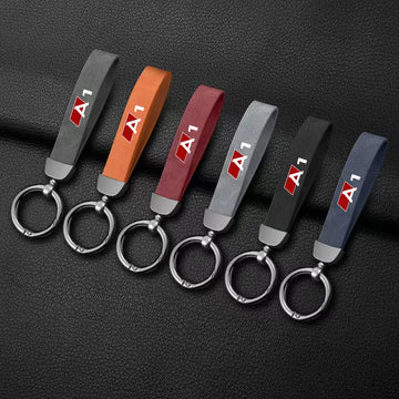 zinc alloy keychain Car Keychain Horseshoe Buckle Jewelry for audi A1 A2 A3 A4 A5 A6 A7 A8 Q3 Q5 Q7 Q8 SLINE S LINE zinc alloy Leather Accessories