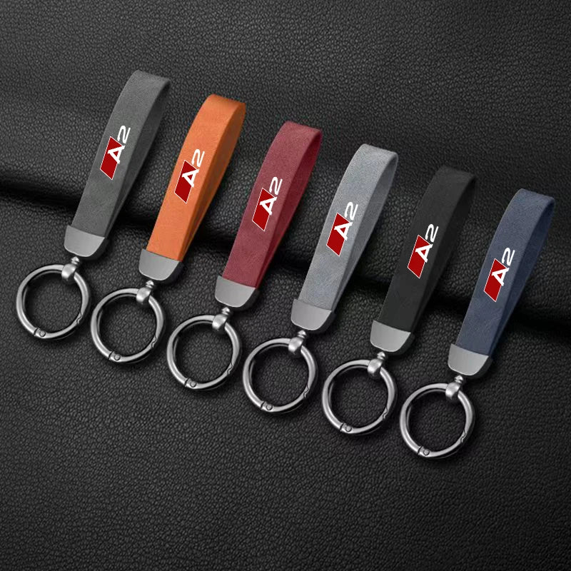 zinc alloy keychain Car Keychain Horseshoe Buckle Jewelry for audi A1 A2 A3 A4 A5 A6 A7 A8 Q3 Q5 Q7 Q8 SLINE S LINE zinc alloy Leather Accessories