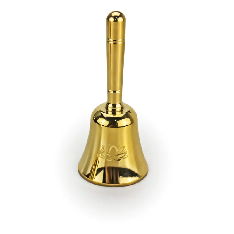 Bell Triple Moon Pagan Wicca Lotus Triquetra Brass Bells Goddess Pentagram Altar Chakra Witches Bell Landscape Witchcraft Decorations
