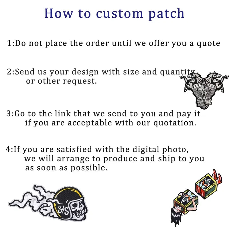 WOVEN BADGES 10PCS Custom Embroidery Patches Your Own Design Customized Logo Iron on Brand Name Woven Printed Patch Hook Loop DIY