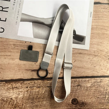 Polyester lanyard Polyester Adjustable Webbing Lanyard Wrist Lanyard Gasket Hanging Neck Sling Multifunctional Mobile Phone Rope