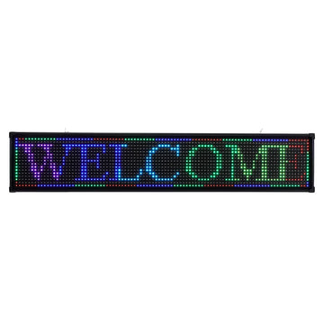 display board Led Scrolling Sign Board Programmable Digital Advertising Display 7 Color Modes For Commercial Advertising