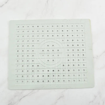 RUBBER MAT MATERIAL Square Kitchen Insulation Mat Rubber Wave Pattern Sink Drain Pad Waterproof and Non Slip Kitchen Circular Tableware Pad