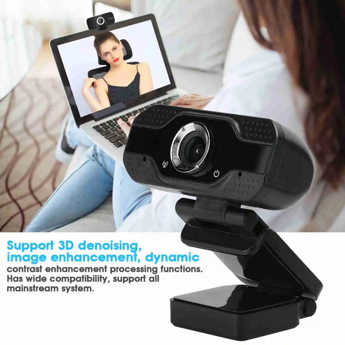 usb camera 1080P Desktop Computer Camera USB Online Class Webcam with Microphone Drive  Camera USB Camera Computer Camera PC Webcam