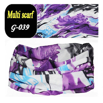 Polyester Sacrf Fashion Men Women Head Face Neck Sunshade Collar Gaiter Tube Bandana Scarf  Sports Headwear Scarf Dustproof Outdoor Fishing