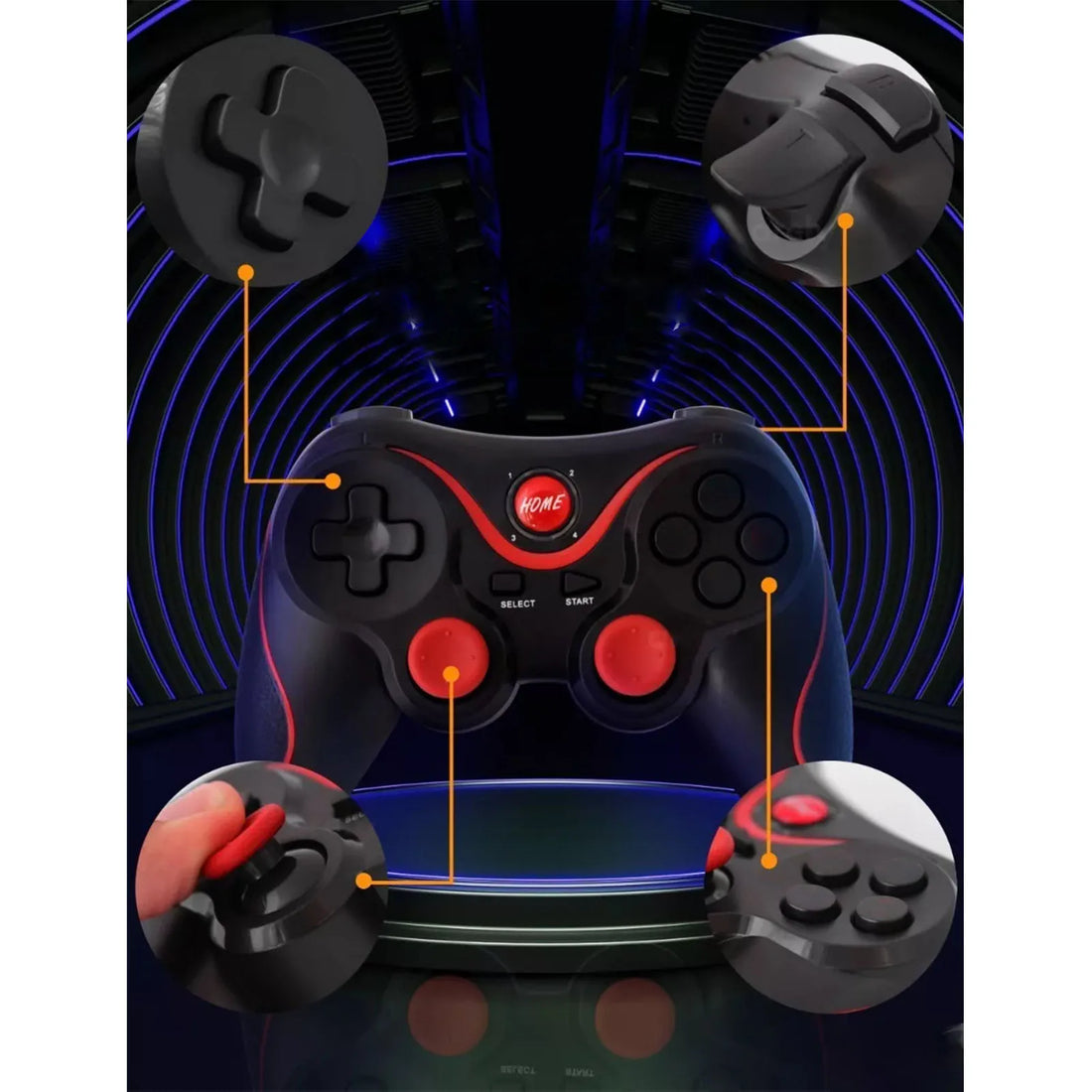 plastic sheet Phone Game Controller Wireless Game Controller Comfortable Grip Simple  Bluetooth Connection Many Modes for VR