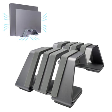 Metal 17/8 UNF threaded mold insert ,Metal 1/4 BSP threaded mold insert, Laptop Stand Holder with Adjustable Dock(9mm-27mm), Support for Macbook/Samsung/HP/Dell/Toshiba