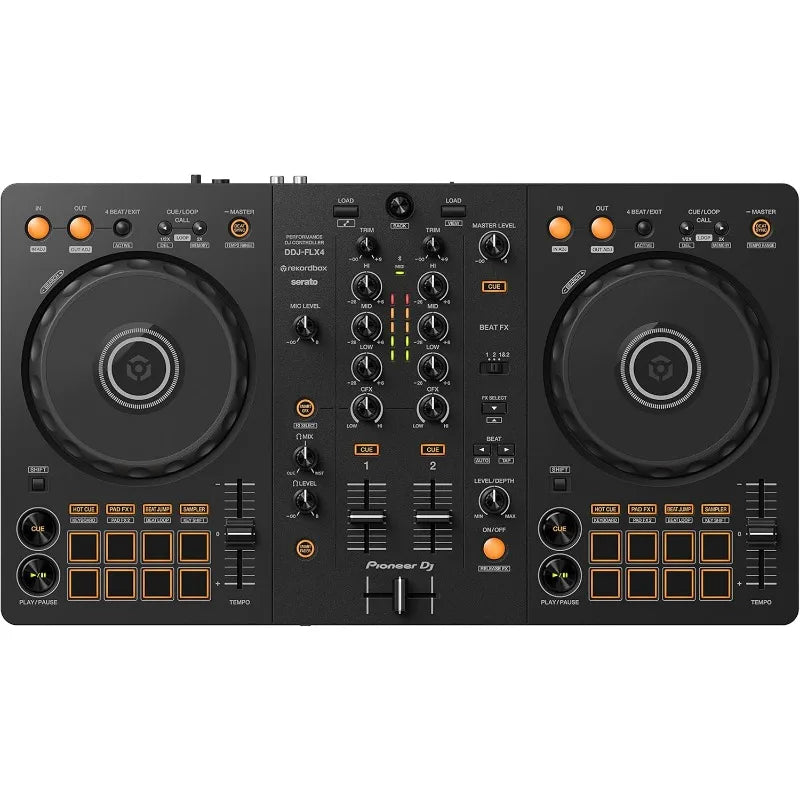 alloy controller forEvents  home. DDJ-FLX4 2-deck rekordbox and Serato DJ Controller - Graphite