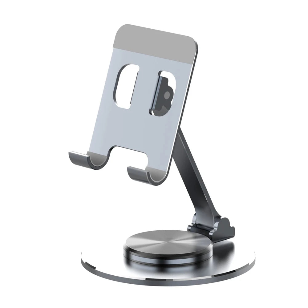 MOBILE DESK ENDFRAME BUMBER BLACK NYLON Aluminium Alloy Phone Holder Stand Mobile Smartphone Support Tablet Desk Portable Metal Cell Phone Holder for iPhone iPad