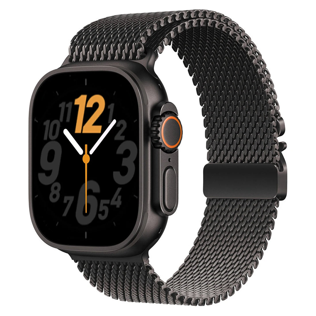 WRIST WATCH MATERIAL Band for Apple Watch Ultra 2 1 49mm Series 10 9 8 7 45mm 44mm Titanium Metal Strap for iWatch secure parachute buckle 46mm 42mm
