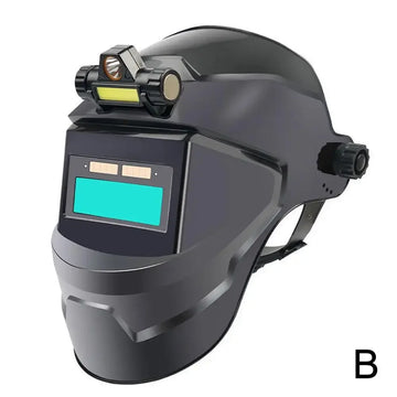 welding mask Auto-Darkening Welding Helmet - Rechargeable LED Headlight Electric Arc Weld Grinding Mask for MIG/TIG/Cutting  Welding Filter