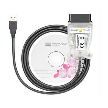 Auto code reader with cables with Switch INPA Cable K+DCAN Cable USB Interface OBD2 Diagnostic Cable Wire OBD II Adapter Cable Code Reader Diagnostic Tools