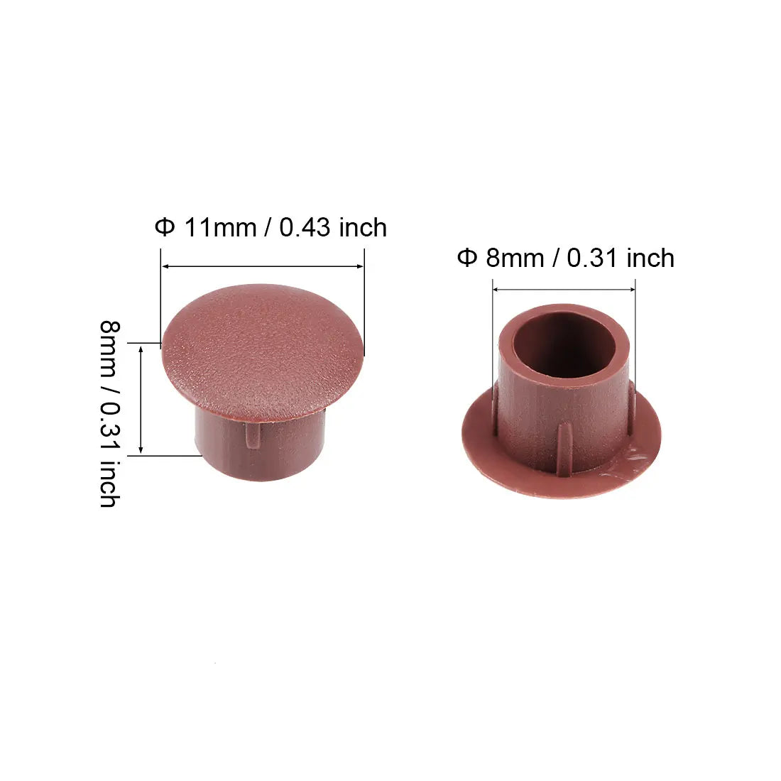plastic cover 20/30/50pcs Plastic Screw Caps Covers Hardware Furniture Hole Covers Chair Cabinet Cupboard Bookshelf Dust Protect Hole Plugs