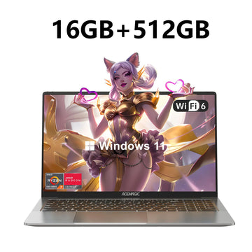 Laptop ACEMAGIC Gaming Notebook AMD Ryzen 7 5700U(Beat i7-1265U)Backlit Laptop Keyboard RAM 16GB NVME SSD 512GB 16.1" Full HD 1920x1080