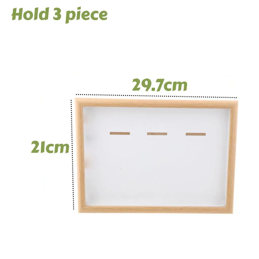 Wooden Medal Wooden Honor Medal Display Photo Frame Medal Dust-Proof Display Case for Sports Military Medal Display Picture Frame