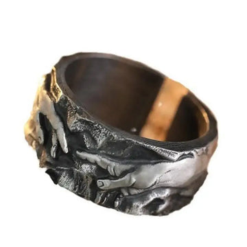 Alloy ring Vintage European and American "Hand of God" alloy ring, a unique unisex index finger ring with a niche design