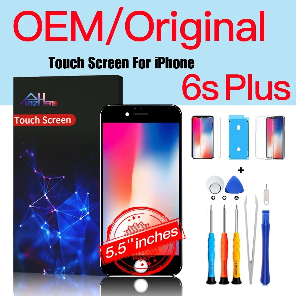 LCD screen  6.1-01  6.1-02 PINZHNEG High Quality Screen LCD OEM For iPhone SE 2020 8 PLUS 6 6S 7 Plus Display Incell Replacement Screen 10 Years Warranty