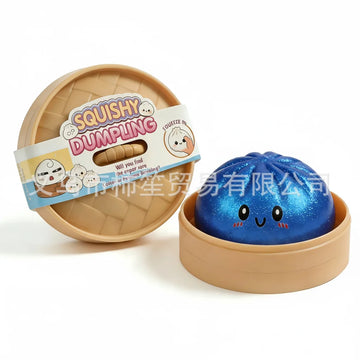 New Smiley Big Cage Baozi Pinch Music Decompression Simulation Large Size Baozi Toy Pinch Music Slow Rebound