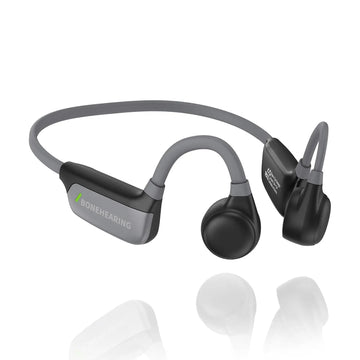 Bone Conduction Bluetooth Hearing Aid Does Not Harm the Ears IPX5 Waterproof Noise Cancelling Hearing Aid  Open Ear Design