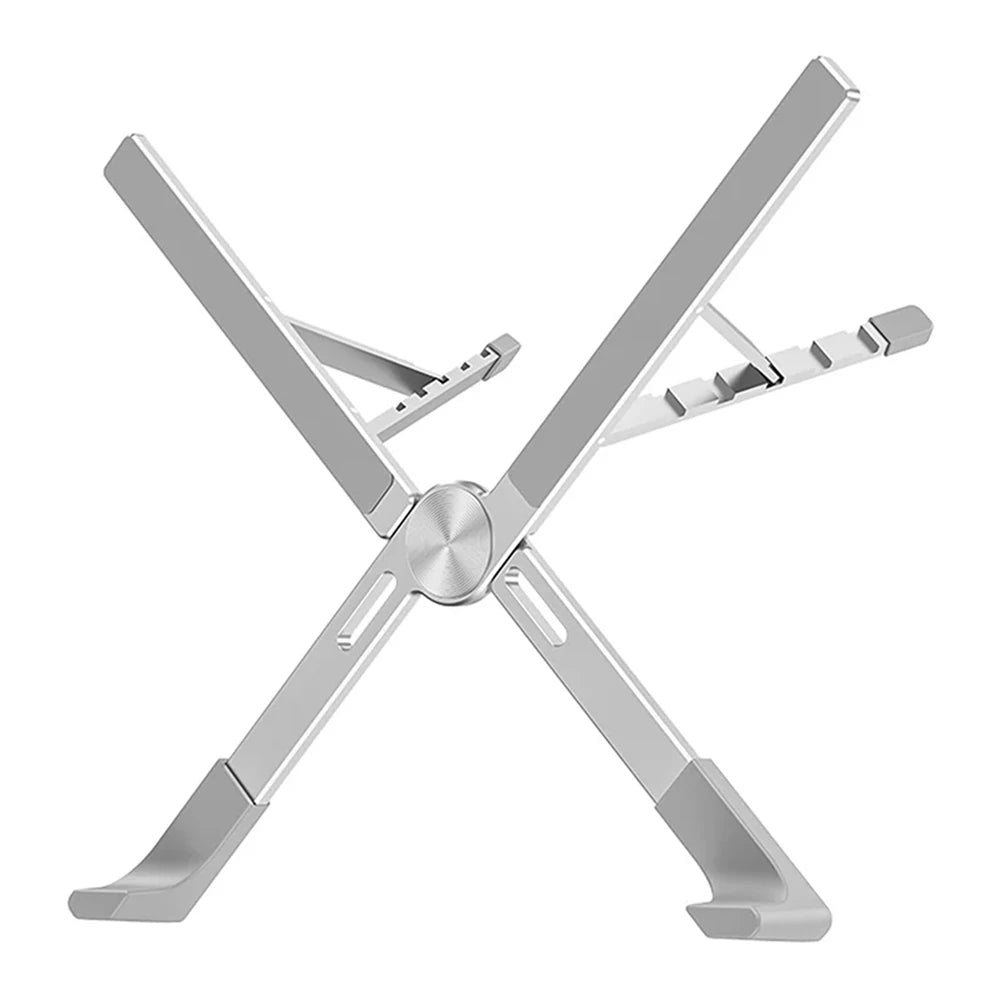 ALUMINIUM BASE Vothoon Portable Laptop Stand for MacBook Pro Air Aluminum Foldable Notebook Laptop Base Macbook Holder Adjustable Tablet Stand