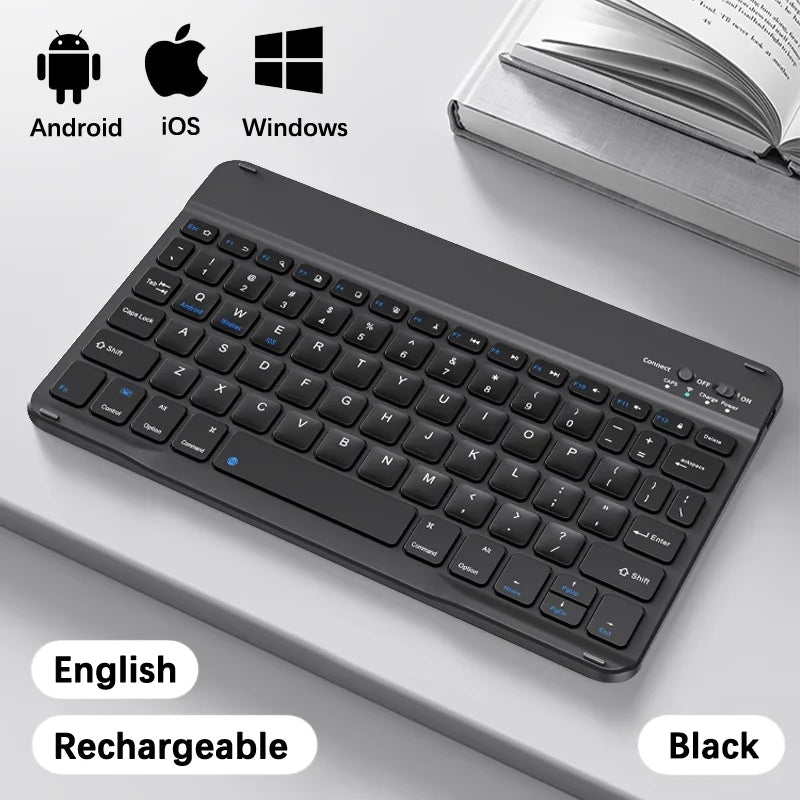 BLUETOOTH KEYBOARD,PLASTIC+METAL,FOR DATA TRANSMISSION