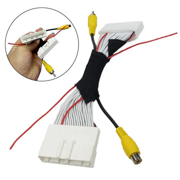 CAR CAMERA ADAPTER  40Pin Car Reversing Rear View Camera Convert Cable Adapter For RCA Adapter Cable Harness For Nissan Sylphy