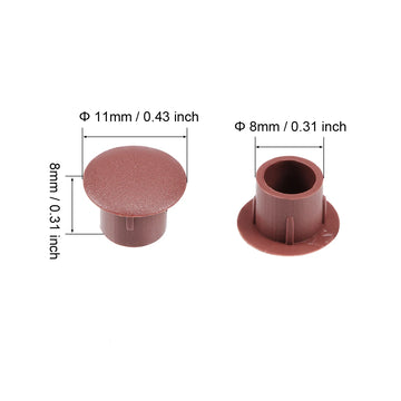 plastic cover 20/30/50pcs Plastic Screw Caps Covers Hardware Furniture Hole Covers Chair Cabinet Cupboard Bookshelf Dust Protect Hole Plugs