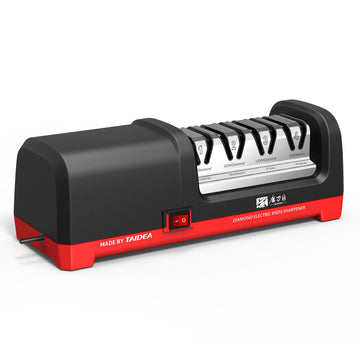GRINDING DEVICE TG2102 4 Stage Electric Knife Sharpener 20-Degree Grinding Edge Knife Sharpener for Kitchen Knives with Sharpening and Polishing