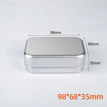 aluminium housing 1Pcs New Round Soap Travel Case Aluminum Portable Soap Tray Soap Storage Box Home Bathrooms Traveling Use