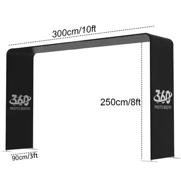 photo booth platform 7-15ppl Portable photo booth 360 selfie overhead 360 photo booth automatic with ring light,Free Logo,for parties wedding event