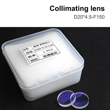 Laser Lens Laser focusing lens hand-held welding focusing collimating lens D20 * 4.5-F150 super strong Weiye model collimating flat convex